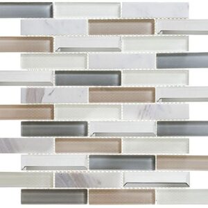 Glazzio Tile Beveled Castle - Newport Blue