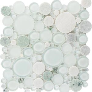 Glazzio Tile Bubble (Full Sheet) - Moonstone