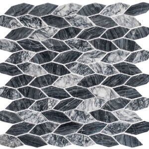 Glazzio Tile Colonial (Long Hex) - Salem Charcoal