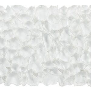 Glazzio Tile Glacier 4 x 12 Raindrop Border