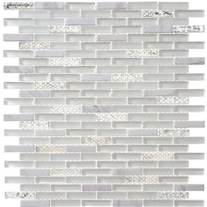Glazzio Tile Jewel - White Diamond