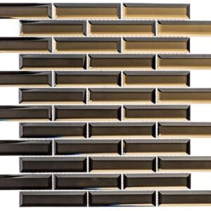 Glazzio Tile Mystique 1"X4" - Cedar Myst