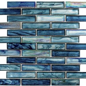 Glazzio Tile Oceania (Random Brick) - Cobalt Sea