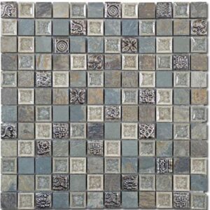 Glazzio Tile Tranquil 1x1 - Methodical Grey