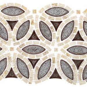 Glazzio Tile Tranquil Flower - Roman Bloom
