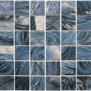 Glazzio Tile Explosion Blue 2x2 Mosaic