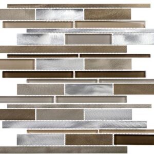 Glazzio Tile Orbit Meteor Shower - Random Varied Brick Sizes