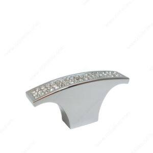 Richelieu Contemporary Metal and Crystal Knob - 1234