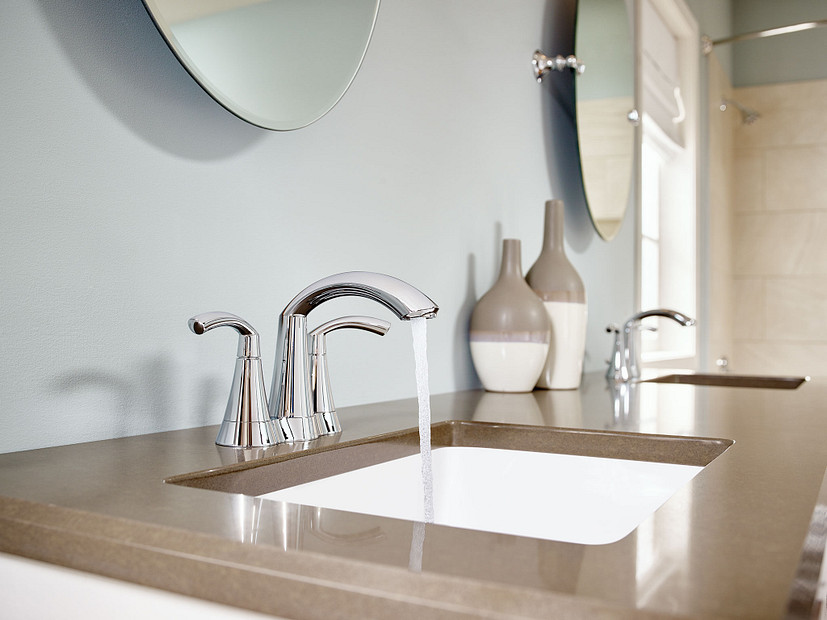 Glyde TwoHandle High Arc Bathroom Faucet