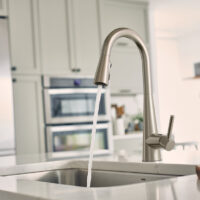 Sleek One-Handle Pulldown Kitchen Faucet