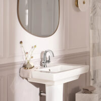 Moen Doux One-Handle High Arc Bathroom Faucet