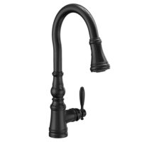 Weymouth Motion Control Smart Kitchen Faucet - One Handle High Arc Pulldown