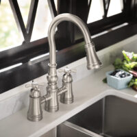 Weymouth Two-Handle High Arc Pulldown Kitchen Faucet
