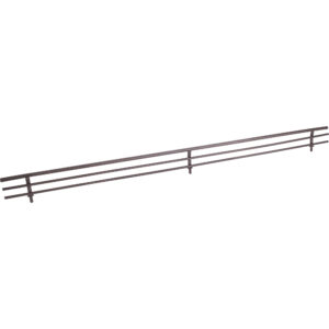 Hardware Resources 29" Wide Dark Bronze Wire Shoe Fence for Shelving