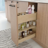 Hardware Resources 8" "No Wiggle" Soft-Close Vanity Cabinet Pullout