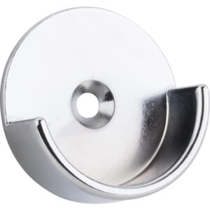 Hardware Resources Open Knock-In Mounting Bracket for 1-5/16" Round Closet Rods