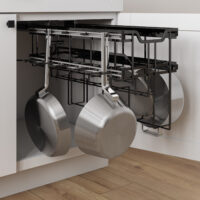 Hardware Resources Black Nickel STORAGE WITH STYLE® Soft-close Hanging Pan Pullout