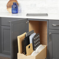 Hardware Resources 15" Wood Single Drawer Cookware Rollout