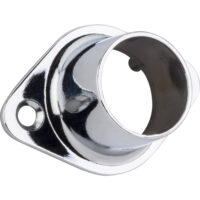 Hardware Resources Closed Screw-In Mounting Bracket for 1-1/16" Round Closet Rods