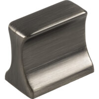 Jeffrey Alexander 1-1/4" Overall Length (16 mm Center-to-Center) Brushed Pewter Sullivan Cabinet Knob