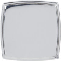 Jeffrey Alexander 1-1/4" Overall Length Polished Chrome Square Renzo Cabinet Knob
