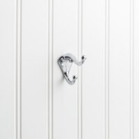 Elements Traditional Double Prong Ball End Wall Mounted Hook