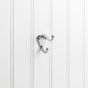 Elements Traditional Double Prong Ball End Wall Mounted Hook