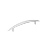 Elements 128 mm Center-to-Center Matte Silver Arched Verona Cabinet Pull