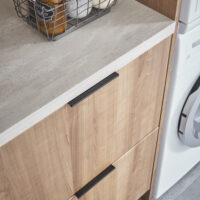 Elements 1-1/4" Overall Length Polished Chrome Edgefield Cabinet Tab Pull