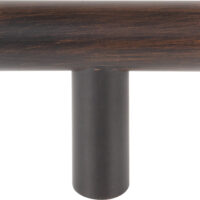 Elements 1-9/16" Dark Brushed Bronze Overall Length Naples Cabinet "T" Knob