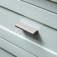 Elements 3" Center-to-Center Satin Nickel Capri Cabinet Tab Pull