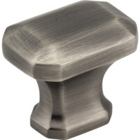 Jeffrey Alexander 1-1/4" Overall Length Brushed Pewter Emerald Ella Cabinet Knob