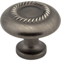 Elements Rope Detailed Cypress Cabinet Mushroom Knob