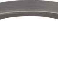 Elements 96 mm Center-to-Center Brushed Pewter Arched Seaver Cabinet Pull
