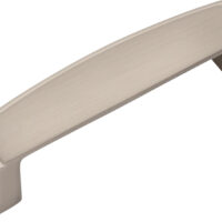 Jeffrey Alexander 96 mm Center Satin Nickel Square-to-Center Square Renzo Cabinet Cup Pull