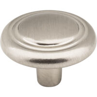Elements 1-1/4" Diameter Satin Nickel Button Vienna Cabinet Mushroom Knob