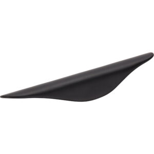 Elements 3" Center-to-Center Matte Black Verona Cabinet Cup Pull