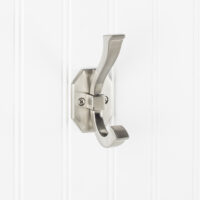 Elements Emerald Double Prong Wall Mounted Hook