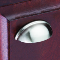 Elements 3" Center-to-Center Gun Metal Florence Cabinet Cup Pull