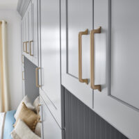 Jeffrey Alexander 96 mm Center-to-Center Satin Bronze Callie Cabinet Pull