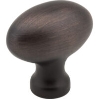 Lyon 1-9/16" Overall Length Brushed Oil Rubbed Bronze Football Lyon Cabinet Knob