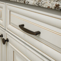 Lindos 96 mm Center-to-Center Brushed Oil Rubbed Bronze Rope Detailed Lindos Cabinet Pull
