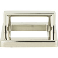 Atlas Tableau Square Base and Top 1 13/16 Inch (c-c) Polished Nickel