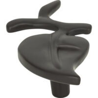 Atlas California Leaf Knob 2 1/2 Inch Aged Bronze