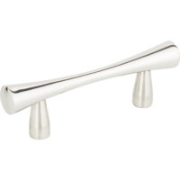 Atlas Fluted Pull 2 1/2 Inch (c-c) Polished Stainless Steel