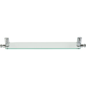 Atlas Legacy Bath Glass Shelf 24 Inch Polished Chrome