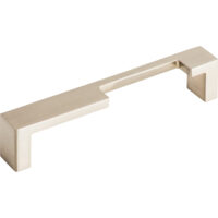Top Knobs Modern Metro Notch Pull B 5 Inch (c-c) Brushed Satin Nickel