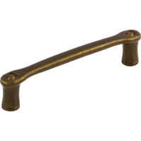 Top Knobs Link Pull 3 3/4 Inch (c-c) German Bronze