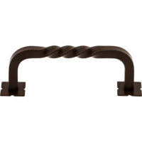 Top Knobs Square Twist D Pull w/Backplates