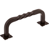 Top Knobs Square Twist D Pull w/Backplates